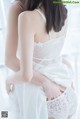 Coser @ 桜 桃 喵 Vol.045: 白色 长裙 (58 photos) P2 No.b2b5ad