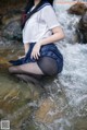 Coser @ 白 烨 Vol.013: 湿身 JK 水下 版 (98 photos) P11 No.adbb63