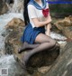 Coser @ 白 烨 Vol.013: 湿身 JK 水下 版 (98 photos) P55 No.97e527