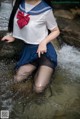 Coser @ 白 烨 Vol.013: 湿身 JK 水下 版 (98 photos) P64 No.9772f2